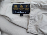 Barbour Coat M Beige Cotton