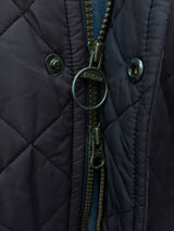 Barbour Jacket S/M Dark Brown Liddesdale Padded Quilt Polyamide