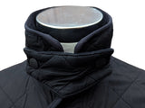 Barbour Jacket L/XL Black Polarquilt Cotton/Polyester