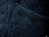 Barbour Jacket L/XL Black Polarquilt Cotton/Polyester