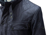 Barbour Jacket M Navy Blue Ariel Polarquilt Polyamide