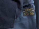 St. Michael UK Coat M/40 Navy Blue Pure Cashmere