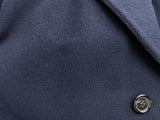 St. Michael UK Coat M/40 Navy Blue Pure Cashmere