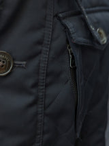 Hackett Velospeed Field Jacket M Navy Blue Polyester