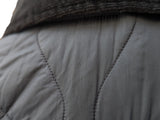 Barbour Jacket S/M Gunmetal Grey Liddesdale Padded Quilt Polyamide