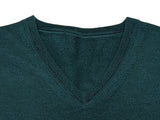 Zegna Sweater S Hunter Green Grey Trim 15 Micron Wool