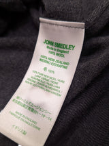 John Smedley Cardigan L Mid Charcoal Grey New Zealand Merino