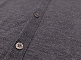 John Smedley Cardigan L Mid Charcoal Grey New Zealand Merino