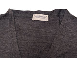 John Smedley Cardigan L Mid Charcoal Grey New Zealand Merino