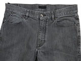 Zegna Jeans 32 Slim Washed Faded Grey 5 pocket cotton/elastane denim