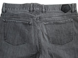 Zegna Jeans 32 Slim Washed Faded Grey 5 pocket cotton/elastane denim
