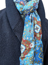 Vintage Odermark Shawl Coat L/XL Dark Blue Llama/Wool