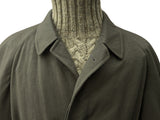 Corneliani Belted Raglan Balmacaan Coat XXL 46/48 Sage Green Wool/Cashmere