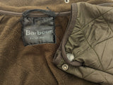 Barbour Coat S/M Olive Padded Polar Quilt Polyester