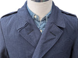 Vintage British RAF DB Coat S/M 38 Navy Blue Wool
