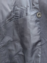 Vintage British RAF DB Coat S/M 38 Navy Blue Wool