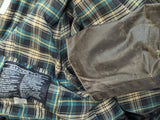 Barbour Coat M/L 40 Olive Green Border Waxed Cotton