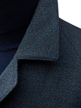 Vintage Burton Balmacaan Raglan Coat M/L Charcoal Grey Melange Pure Wool