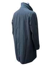 Vintage Burton Balmacaan Raglan Coat M/L Charcoal Grey Melange Pure Wool