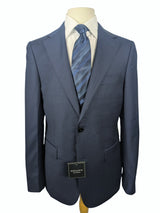 Benjamin Sartorial Suit Navy Blue 2-button Pitti Model Super 140's Wool