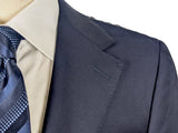 Benjamin Sartorial Suit Navy Blue 2-button Pitti Model Super 140's Wool