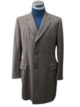 Vintage Chester Barrie Coat 42R Camel Herringbone Wool