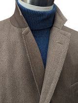 Vintage Chester Barrie Coat 42R Camel Herringbone Wool