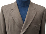 Vintage Chester Barrie Coat 42R Camel Herringbone Wool
