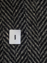 Vintage St. Michael British Raglan Balmacaan Coat L/42R Grey Herringbone Tweed