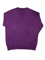 John Smedley Sweater XL Fuchsia Sea Island Cotton