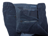 Thom Sweeney Trousers 28/IT44 Navy Cotton Corduroy