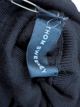 Thom Sweeney Turtleneck Sweater XXL Navy Merino Wool
