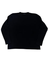 Pal Zileri Sweater L/52 Navy Blue Chunky Wool