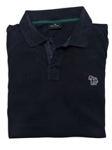 Paul Smith Long Sleeve Polo Shirt S Navy Cotton Pique