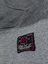 Ralph Lauren Hoodie Sweatshirt M Grey RL NYC 1967 Cotton/Polyester