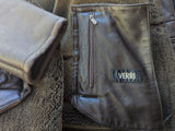 Verri Nappa Shearling Coat L/52 Dark Brown Leather