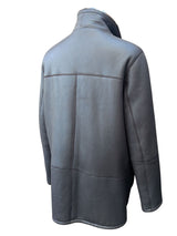 Verri Nappa Shearling Coat L/52 Dark Brown Leather