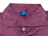 Barba Napoli Shirt L Burgundy Cotton Jersey