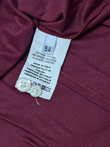 Barba Napoli Shirt L Burgundy Cotton Jersey