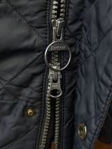 Barbour Jacket M Midnight/Black Ariel Padded Quilt Polyester