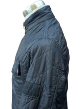 Barbour Jacket M Midnight/Black Ariel Padded Quilt Polyester