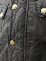 Barbour Jacket M Midnight/Black Ariel Padded Quilt Polyester