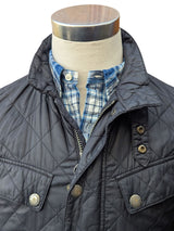 Barbour Jacket M Midnight/Black Ariel Padded Quilt Polyester