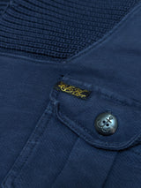 Ralph Lauren Vintage Shawl Sweatshirt M Blue Cotton