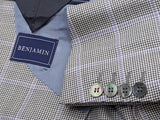 Benjamin Loro Piana Sport Coat Light Check Soft Shoulder Wool