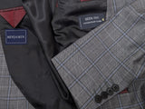 Benjamin Reda Suit Grey w/Blue Plaid Wool