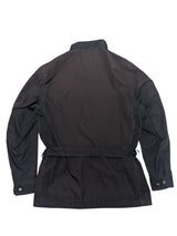 Barbour Belted Jacket M Black Featherweight Waterproof Polyester