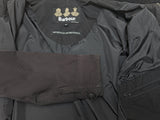 Barbour Belted Jacket M Black Featherweight Waterproof Polyester