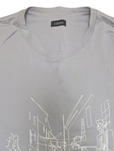 Zegna Tee Shirt XL Cool Grey Neighborhood Graphic Cotton