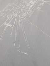 Zegna Tee Shirt XL Cool Grey Neighborhood Graphic Cotton